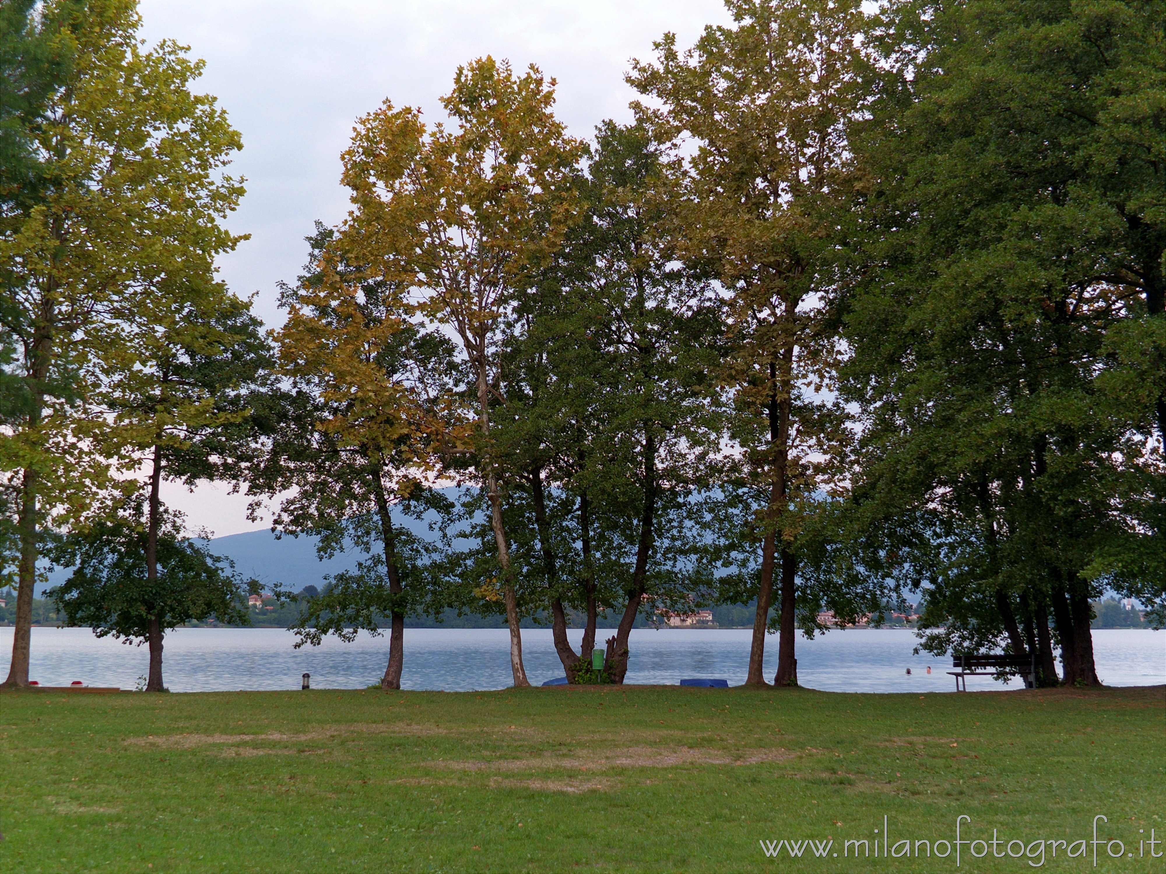 Cadrezzate (Varese, Italy) - The meadow of the Larice Club at darkening